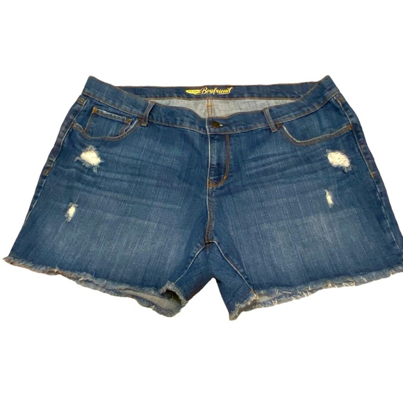 Old Navy distressed jean shorts - Picture 4 of 7